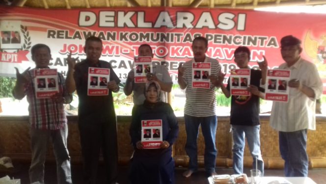 
					Komunitas Pecinta Jokowi-Tito Dideklarasikan