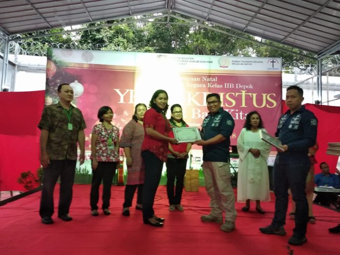 
					Warga Binaan Rutan Cilodong Rayakan Natal