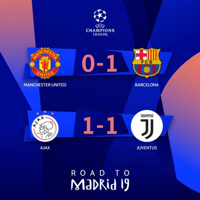 
					Liga Champions : MU Tumbang, Juventus Imbang