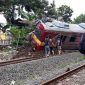 KNKT Indonesia Bongkar Penyebab Commuter Line Anjlok di Bogor. (FOTO : Tribunnews)