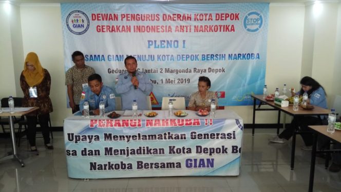 
					Pleno Kegiatan GIAN Depok. (FOTO : Harian Sederhana)