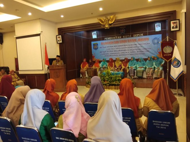 
					Ketua TP PKK Kecamatan dan Kelurahan se-Depok Resmi Dilantik.