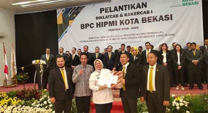 
					Pengurus HIPMI Kota Bekasi Periode 2018-2023 Dilantik