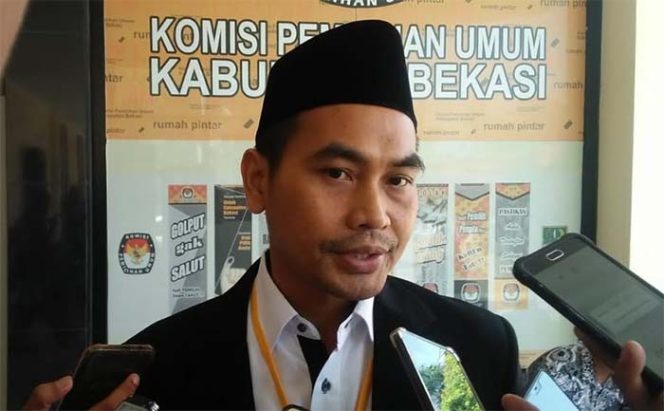 
					Ketua KPU Kabupaten Bekasi, Jajang Wahyudin