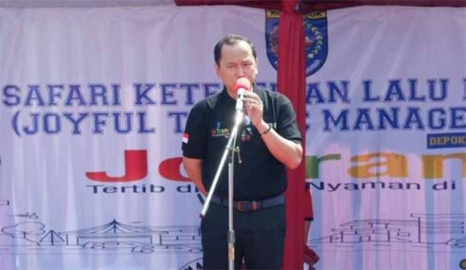 
					Kepala Dinas Perhubungan (Dishub) Kota Depok, Dadang Wihana