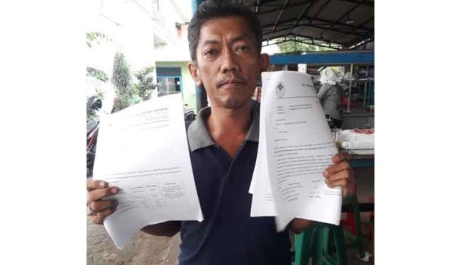 
					Perwakilan CV. Nusa Indah Teknik, Fery Winjaya, salah satu peserta dalam tender konsultan perencanaan revitalisasi dan rehabilitasi SMP.