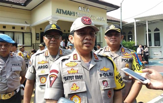 
					Irjen Pol Gatot Eddy Pramono dalam rangka kerja dan memantau kinerja pada Senin, 9 September 2019.
