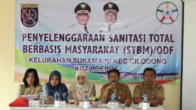 
					Suasana sosialisasi Sanitasi Total Berbasis Masyarakat.