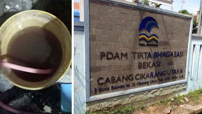 
					Kondisi air PDAM Tirta Bhagasasi tak layak untuk di konsumsi.