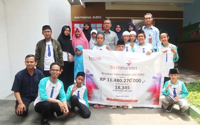 
					Yatim yang tergabung dalam Yayasan Yatim Mandiri, usai betemu Sekda Kota Bogor.