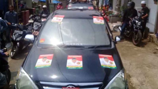 
					Cakades Pethana Unjuk Kekuatan Masa Pendukung Sampai Menyemut