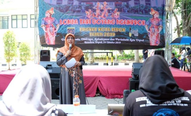 
					Lomba Tari Goyang Ngamprok tingkat Kota Depok 2019