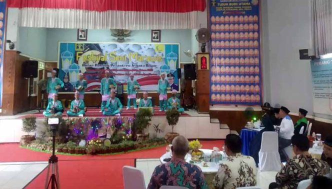 
					Menyambut Hari Dharma Karya Dika 2019 ke-74, Lapas Kelas IIA Paledang Bogor menggelar festival marawis