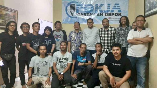 
					Imam Budi Hartono sambangi Pokja Wartawan Depok.
