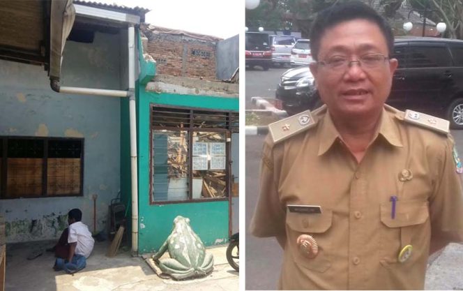 
					Lurah Teluk Pucung, Muhammad AR, pasang badan demi terlaksanya kegiatan belajar mengajar di Kantor RW 11.