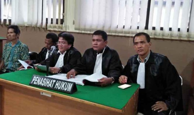 
					Suasana di Pengadilan Negeri (PN) Kota Bekasi dalam kasus dugaan sengketa tanah.