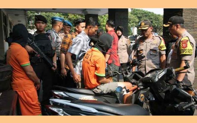 
					Pelaku Curanmor Di Amankan Polres Bogor