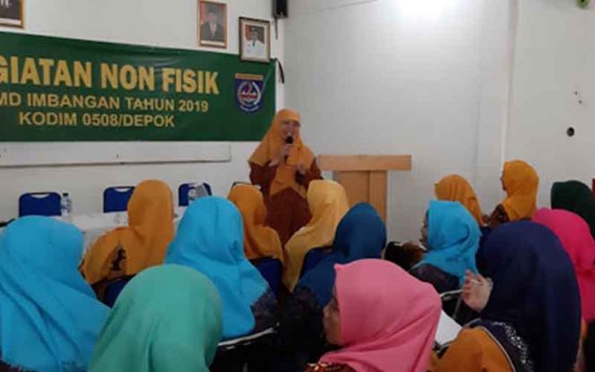 
					Suasana penyuluhan terkait KDRT di Kelurahan Sukamaju Baru, Kecamatan Tapos.