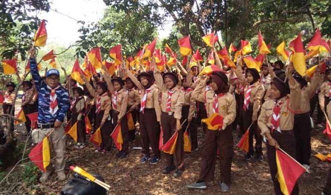 
					Suasana Latgab Pramuka Penggalang Madrasah Ibtidaiyah se Kecamatan Bojongsari pada Kamis (21/11).