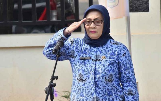 
					Kepala Dinas Kesehatan Kabupaten Bogor, Mike Kaltarina.