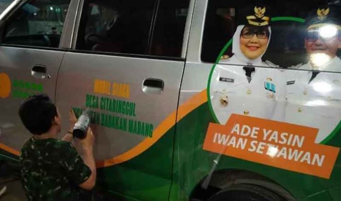 
					Salah satu tampilan mobil siaga Desa Kabupaten Bogor.