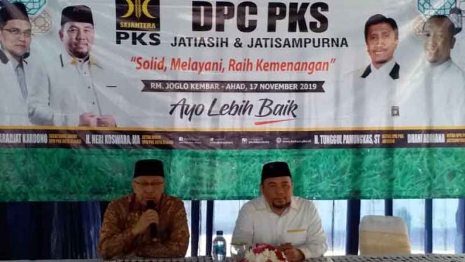 
					PKS Kota Bekasi Targetkan Suara Naik 100 Persen 