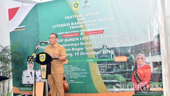 
					festival arsip dan literasi selama dua hari pada tanggal 10 Desember sampai 11 Desember 2019.