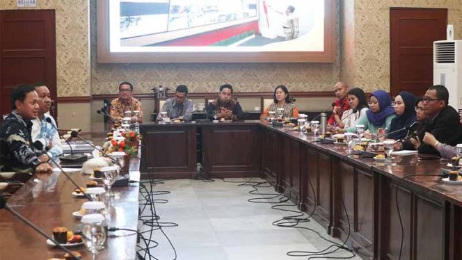 
					Sejumlah Mahasiswa Pascasarjana SGPP Indonesia berkunjung ke Balai Kota Bogor.