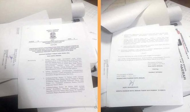 
					Peraturan Wali Kota (Perwal) No 72 tahun 2019 sudah diberita daerahkan.