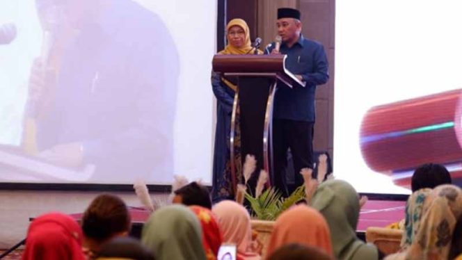 
					Wali Kota Depok, Mohammad Idris saat menghadiri Anugera Seni dan Budaya Kota Depok di Hotel Savero. 