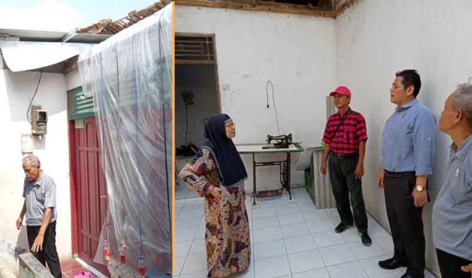 
					Suwarni, janda yang tak memiliki anak tinggal dirumah yang hampir roboh karena dimakan usia.