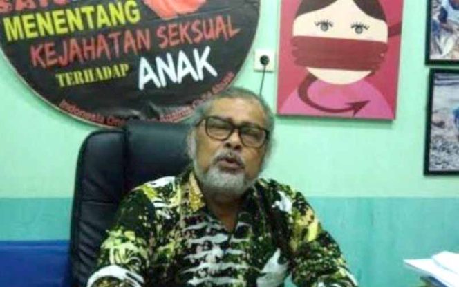 
					Ketua Komisi Nasional Perlindungan Anak, Aries Medeka Sirait.