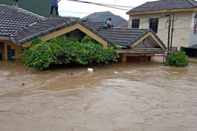 
					Banjir di Bogor, Rabu (1/1/2020). (FOTO: Istimewa)