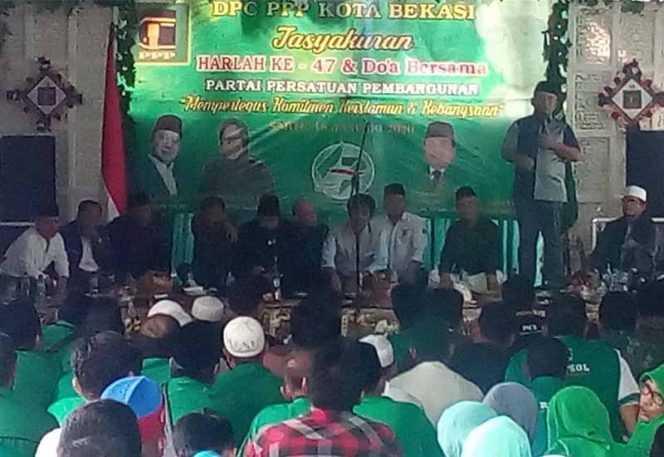 
					Hari lahir PPP partai berlambang Ka'bah ke-47, di kantor DPC.