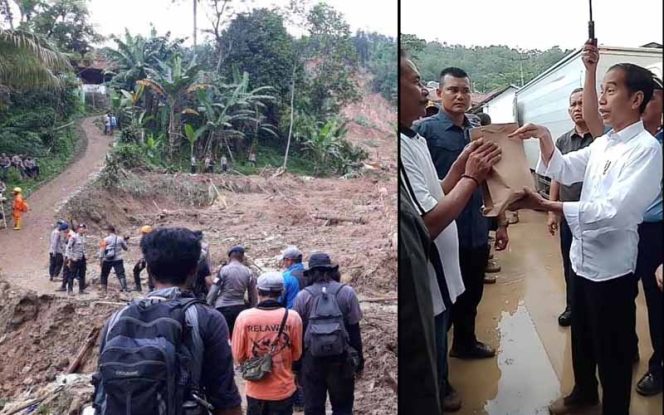 
					Presiden Beri Bantuan Korban Longsor Sukajaya Uang Tunai 100 Juta