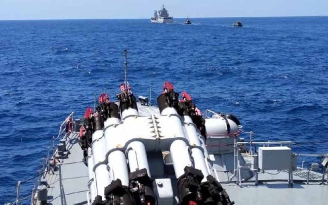 
					Insiden masuknya kapal penjaga pantai China ke perairan Natuna. (FOTO: Istimewa)