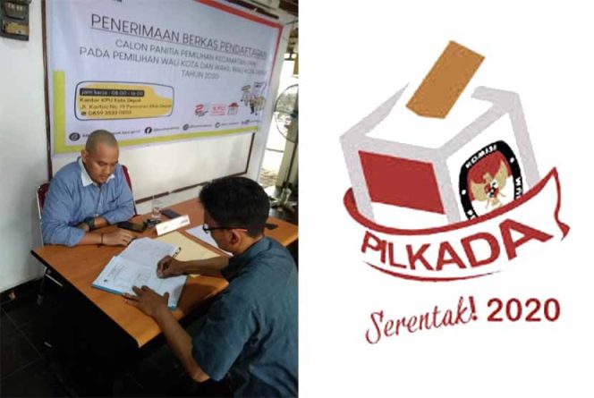 
					Pembukaan anggota Panitia Pemilihan Kecamatan (PPK) menjelang Pilkada Kota Depok 2020,