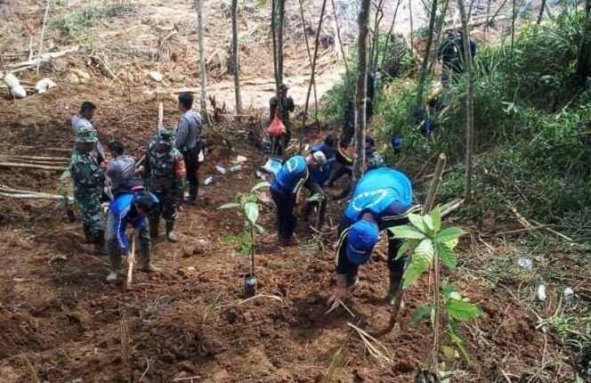
					Desa Terdampak Bencana Ditanami Pohon