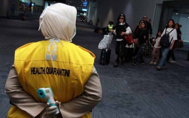 
					Petugas memperketat pemeriksaan terkait virus corona. (FOTO : Istimewa)