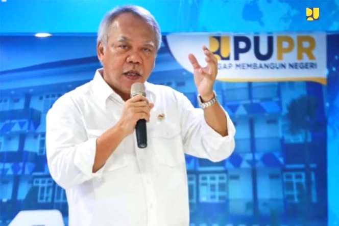 
					Menteri Pekerjaan Umum dan Perumahan Rakyat, Basuki Hadimuljono