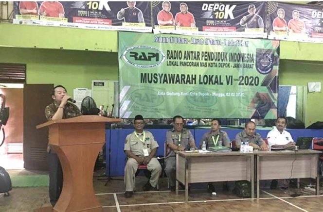 
					Musyawarah Lokal RAPI Pancoran Mas.