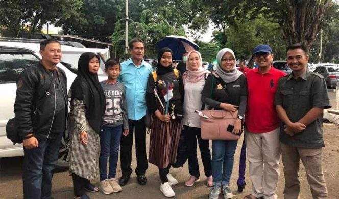 
					Dua mahasiswi asal Kabupaten Bekasi, Husnia dan Mursela telah kembali ke rumah.