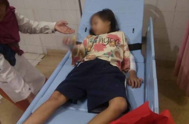 
					Marwah (7) yang menjadi korban eskalator di salah satu pusat perbelanjaan di Bogor