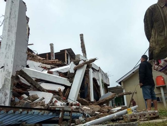 
					Gempa Sukabumi dengan magnitud0 4,9 menyebabkan 202 rumah mengalami kerusakan. (FOTO : Istimewa)