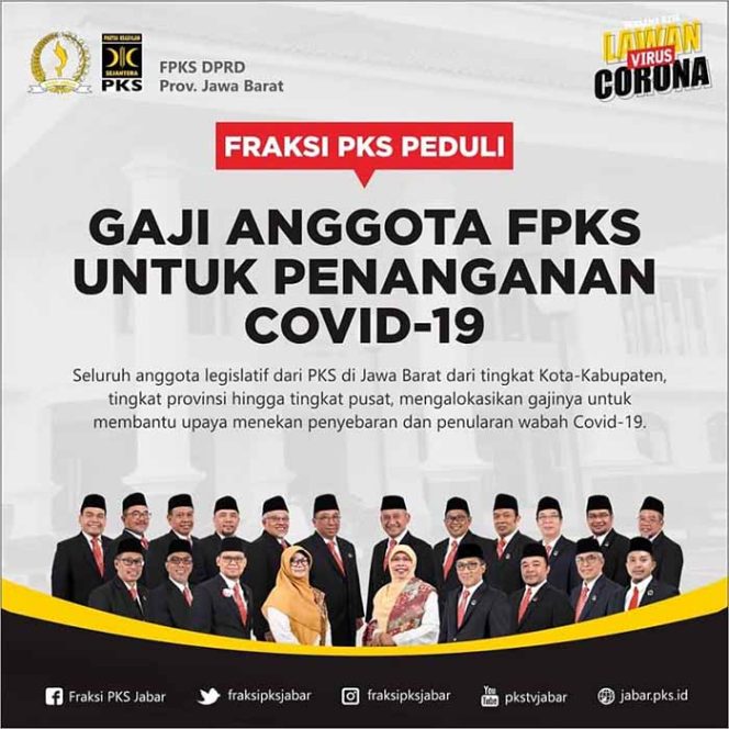 
					Melirik Pengabdian Dewan Fraksi PKS, Gaji Dipotong dan Disalurkan Untuk Penanganan Virus Corona