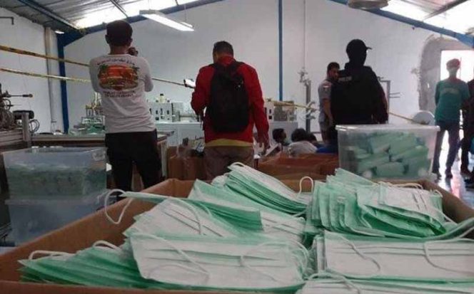 
					Polsek Tanjung Duren Jakarta Barat membongkar kasus penimbunan masker. (FOTO : Istimewa)