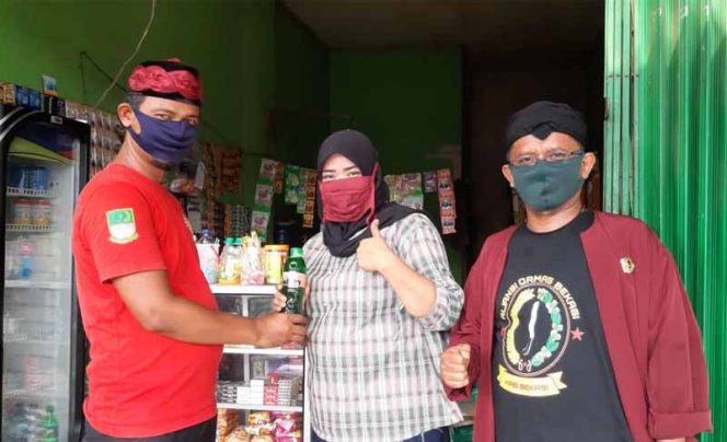 
					Aksi sosial Pimpinan Aliansi Ormas Bekasi