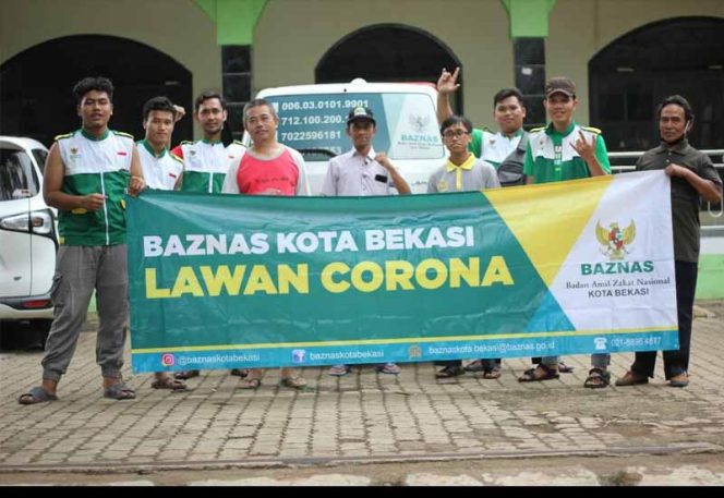 
					BAZNAS Kota Bekasi melakukan disinfektasi di 19 titik di Kota Bekasi.
