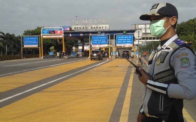 
					Jelang PSBB, Dishub Kota Bekasi Lakukan Pemantauan