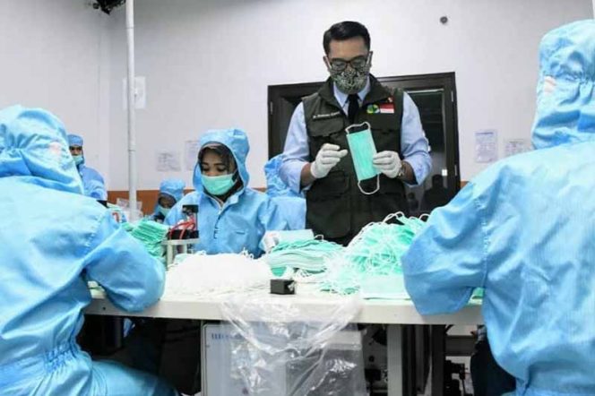 
					Akhir April, Bogor Produksi 1 Juta Masker